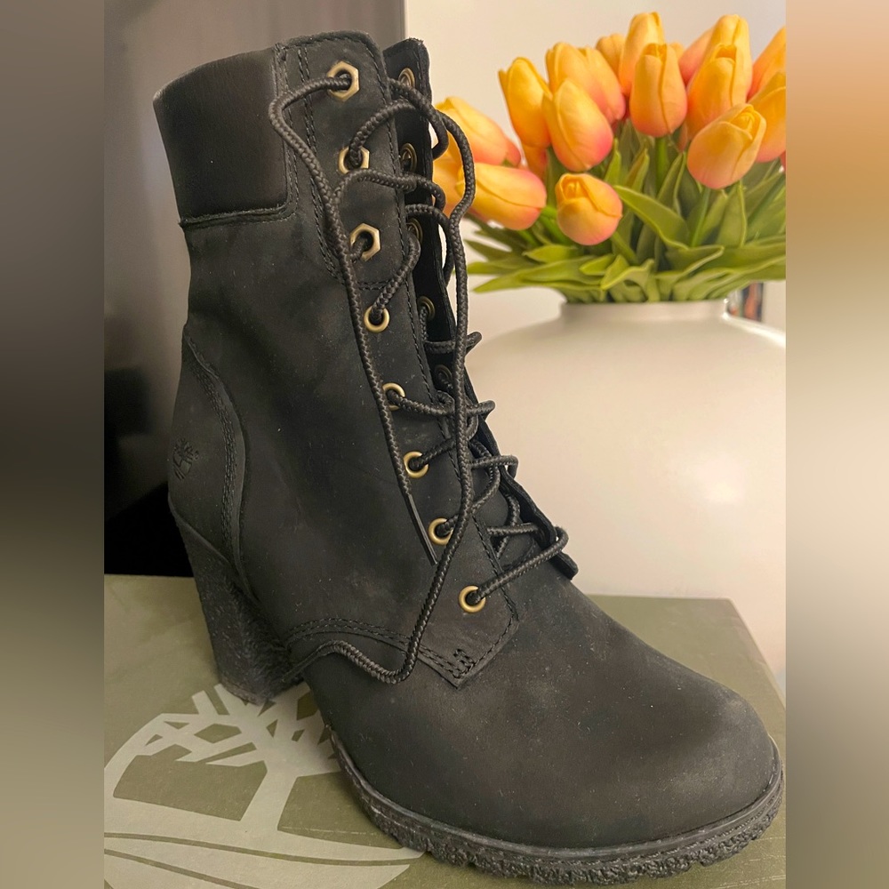 Timberland boots brand new, black suede, size 7